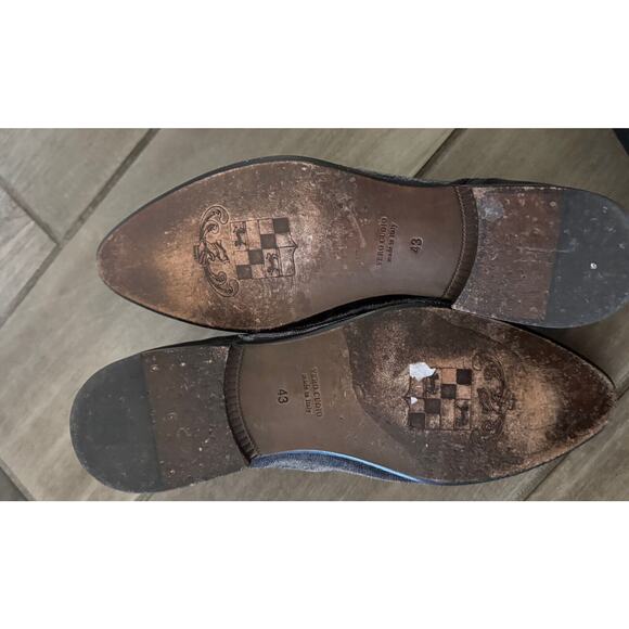 RARE! EVEET ANIMAL PRINT SHIMMER LEATHER OXFORDS SHOES SZ 10 (43) main image 4